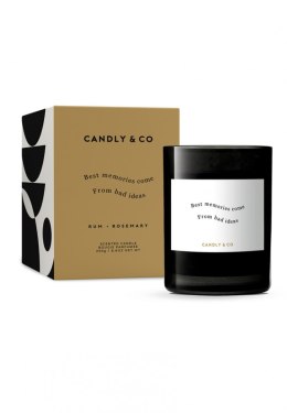 Świeca sojowa w szkle CANDLY&CO, Best Memories Come From B., zapach No.2, 250g
