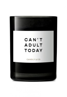 Świeca sojowa w szkle CANDLY&CO, Can't Adult Today, zapach No.1, 250g