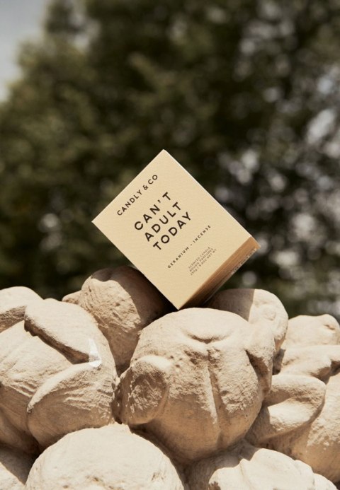 Świeca sojowa w szkle CANDLY&CO, Can't Adult Today, zapach No.1, 250g