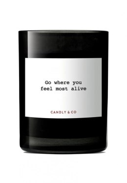 Świeca sojowa w szkle CANDLY&CO, Go Where You Feel Most, zapach No.5, 250g