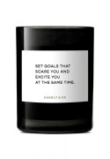 Świeca sojowa w szkle CANDLY&CO, Set Goals That Scare You, zapach No.4, 250g