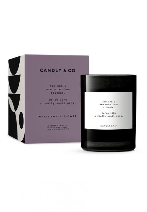 Świeca sojowa w szkle CANDLY&CO, You And I Are More Than., zapach No.8, 250g