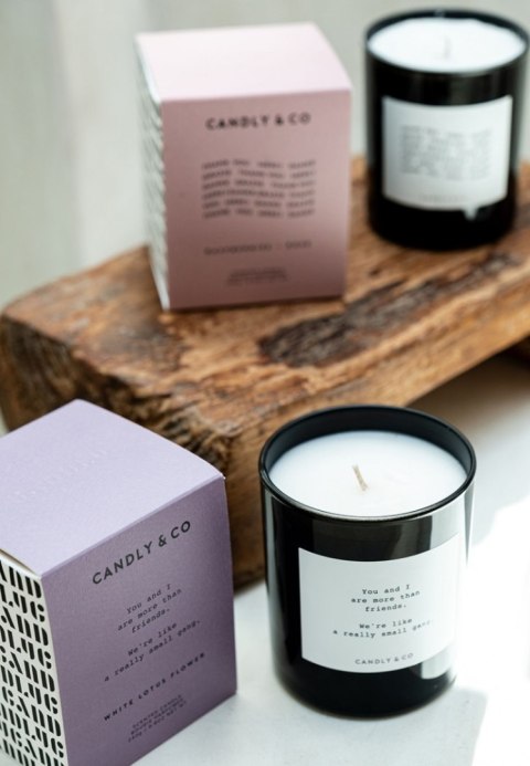 Świeca sojowa w szkle CANDLY&CO, You And I Are More Than., zapach No.8, 250g