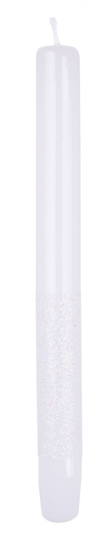 Świeca stołowa DONAU HOME Onyx, 22x250mm, 4 szt., biały