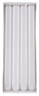 Świeca stołowa DONAU HOME Onyx, 22x250mm, 4 szt., biały