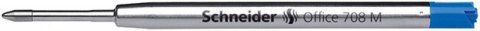 Wkład Office 708 M do długopisu SCHNEIDER, format G2, niebieski