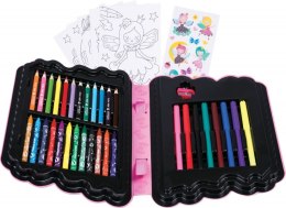 Zestaw artystyczny dla dzieci KEYROAD, 54 elementy, pudełko z rączką, motyl