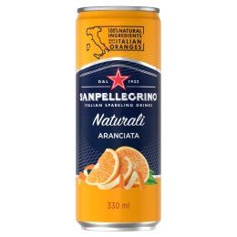 Aranciata SANPELLEGRINO, delikatny gaz, puszka, 0,33l