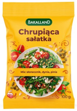Chrupiąca sałatka BAKALLAND, mix prażonych ziaren, 100g