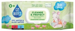 Chusteczki nawilżane dla dzieci GOWIPES, z aloesem i rumiankiem, 50 szt.