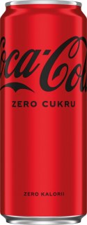 Coca-Cola Zero, puszka, 0,33l, kaucja