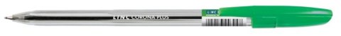 Długopis LINC Corona Plus, śr. kulki 0,7mm, gr. linii 0,3mm, zielony