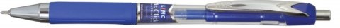 Długopis LINC Mr.Click, śr. kulki 0,7mm, gr. linii 0,3mm, niebieski