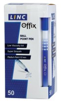 Długopis LINC Offix, śr. kulki 1mm, gr. linii 0,33mm niebieski