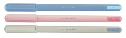 Długopis LINC Pentonic Frost, śr. kulki 0,7mm, gr. linii 0,3mm, czarny