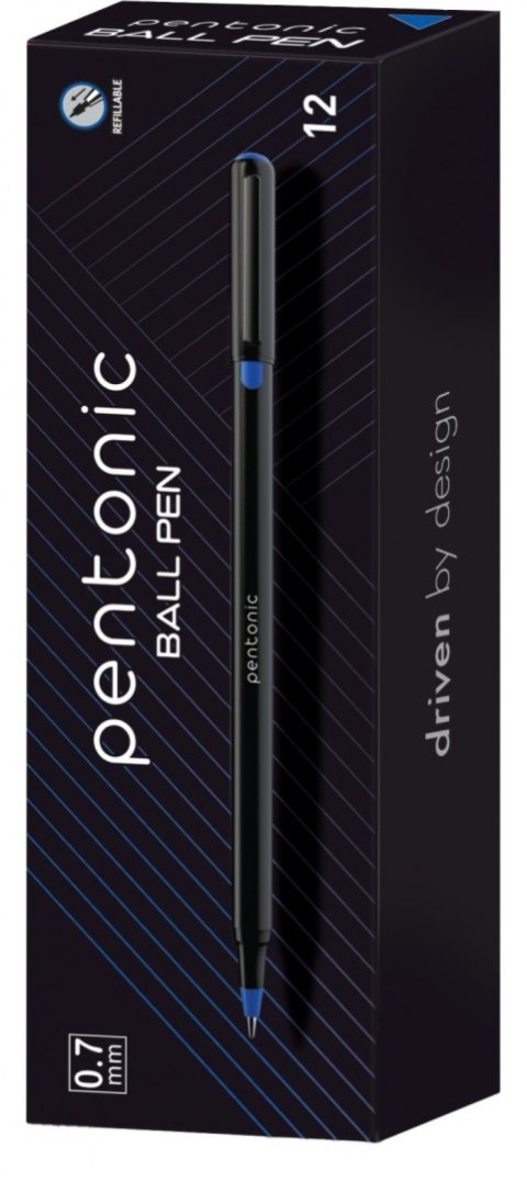 Długopis LINC Pentonic, śr. kulki 0,7mm, gr. linii 0,3mm, niebieski