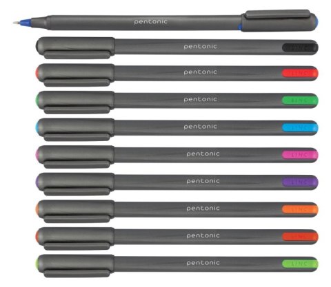 Długopis LINC Pentonic, śr. kulki 1,0mm, gr. linii 0,5mm, pomarańczowy