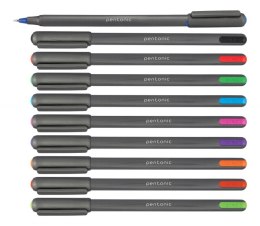 Długopis LINC Pentonic, śr. kulki 1,0mm, gr. linii 0,5mm, różowy