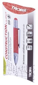 Długopis wielozadaniowy TROIKA Construction Liliput, czerwony