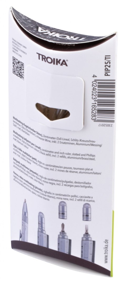 Długopis wielozadaniowy TROIKA Construction Liliput, tytan