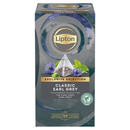 Herbata LIPTON Exclusive Selection, piramidki, Earl Grey, 25 kopert