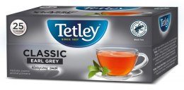Herbata TETLEY Classic Earl Grey, 25 torebek