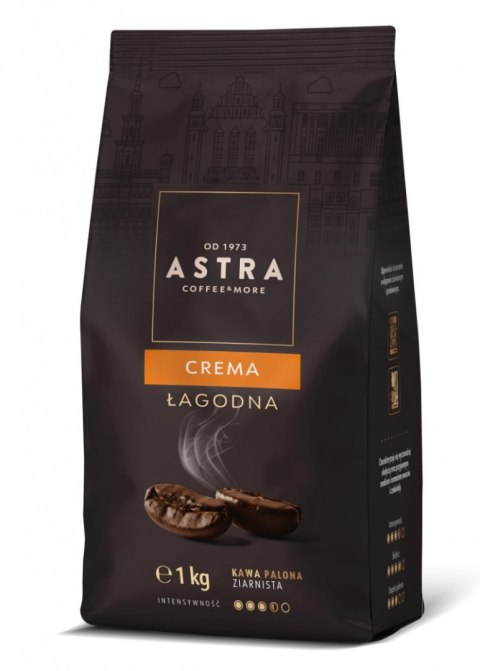 Kawa ASTRA Crema Łagodna, ziarnista, 1kg