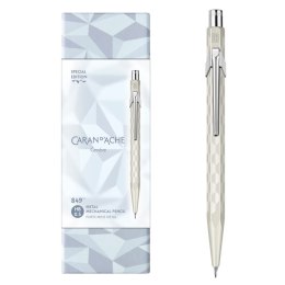 Ołówek mechaniczny CARAN D'ACHE 844 XMAS25 Alpine Frost, 0,5mm, w pudełku, biały