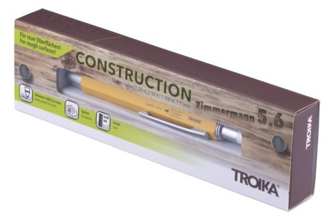 Ołówek stolarski TROIKA Zimmermann, 5,6mm, żółty