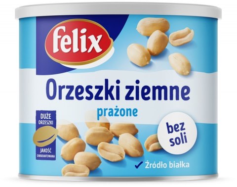 Orzeszki ziemne prażone FELIX, bez soli, puszka, 140g