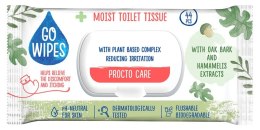 Papier toaletowy nawilżany GOWIPES Procto Care, z klapką, 44 szt.