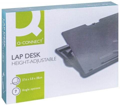 Podstawa pod laptopa Q-CONNECT 37,6 x 28 x 5,8 cm, czarna