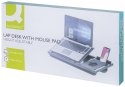 Podstawa pod laptopa z podkładką pod mysz Q-CONNECT, 51,8 x 28,1 x 5,9 cm, czarna