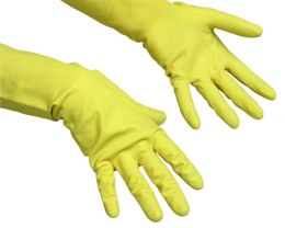 Rękawice lateksowe VILEDA PROFESSIONAL Contract, rozmiar L, żółte