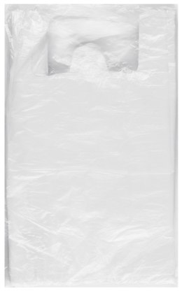 Reklamówka SARANTIS, HDPE, standard, 28/7/48 cm, 9 mikr., 200 szt., biała