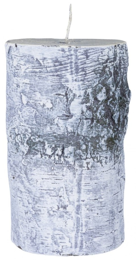 Świeca słupek DONAU HOME Brzoza, 70x120mm, biały