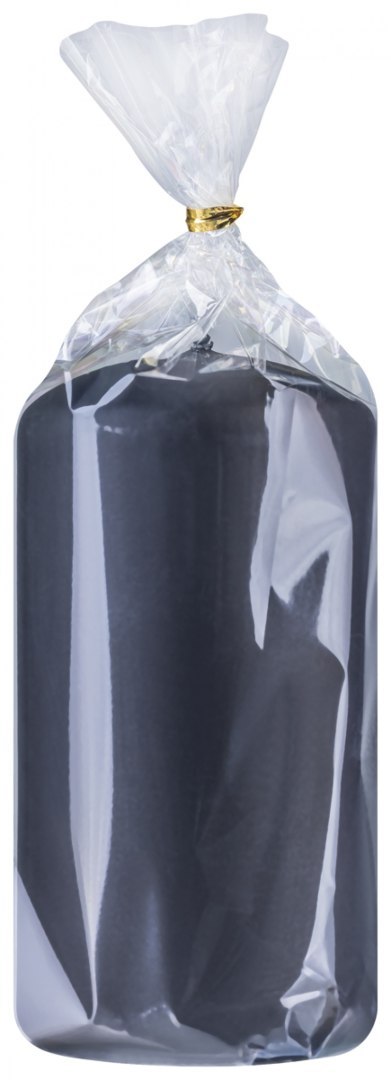 Świeca słupek DONAU HOME Standard Lakier, 60x115mm, czarny metaliczny mat