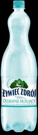 Woda ŻYWIEC ZDRÓJ Żywioł, delikatnie musująca, 1,5l, kaucja