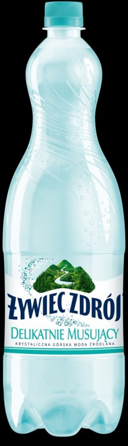 Woda ŻYWIEC ZDRÓJ Żywioł, delikatnie musująca, 1,5l, kaucja