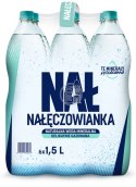 Woda mineralna NAŁĘCZOWIANKA, delikatny gaz, 1,5l, kaucja