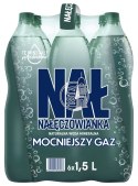 Woda mineralna NAŁĘCZOWIANKA, mocny gaz, 1,5l, kaucja