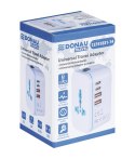 Adapter podróżny DONAU TRAVEL 205, biały