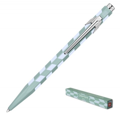 Długopis CARAN D'ACHE 849 Mosaic, water green
