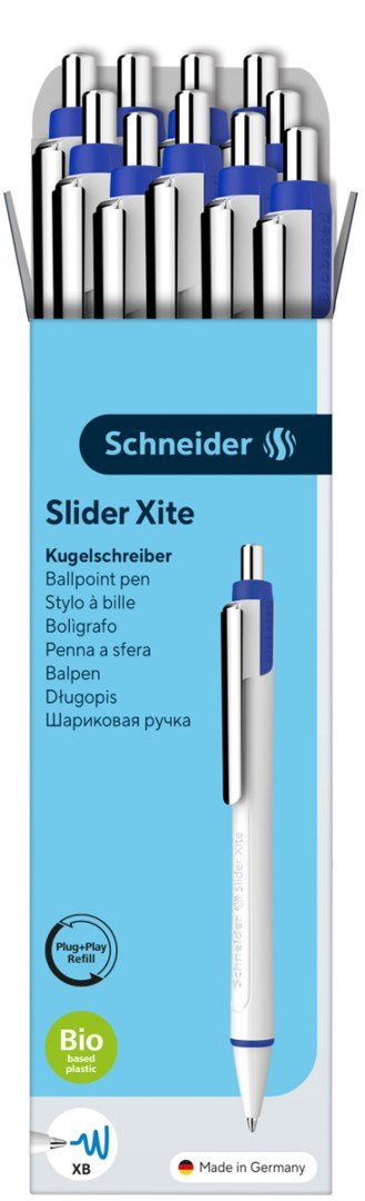 Długopis automatyczny SCHNEIDER Slider Xite, XB, niebieski