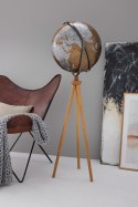 Globus TROIKA Sputnik, na stojaku, śr. 43cm, wys. 1,40m, brązowo-srebrny