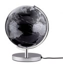 Globus TROIKA Terra Light, śr. 25cm, metalowa podstawa, czarno-srebrny