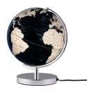 Globus TROIKA Terra Light, śr. 25cm, metalowa podstawa, czarno-srebrny