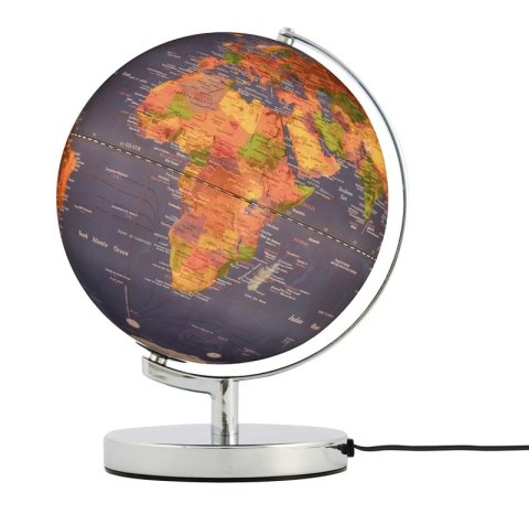 Globus TROIKA Terra Light, śr. 25cm, metalowa podstawa, niebiesko-zielony