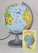 Globus zoologiczny z opisem GŁOWALA, podświetlany, śr. 250mm, w pudełku, z aplikacją AR