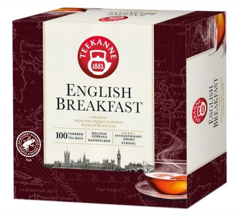 Herbata TEEKANNE English Breakfast, 100 torebek